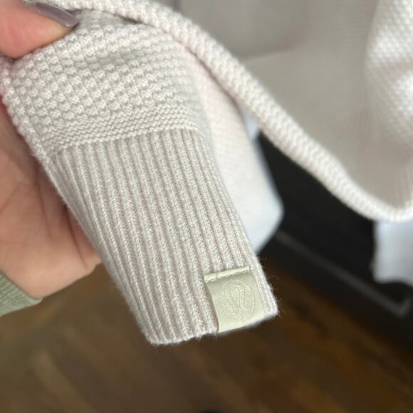 Lululemon Textured Knit Crewneck Sweater DESIGNED FOR CASUAL mens xxl - Picture 3 of 5